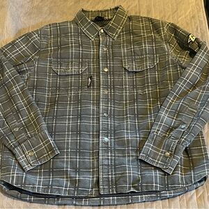 Street & Steel moto jacket mens size 2XL pre-owned‎ condition gray no pads